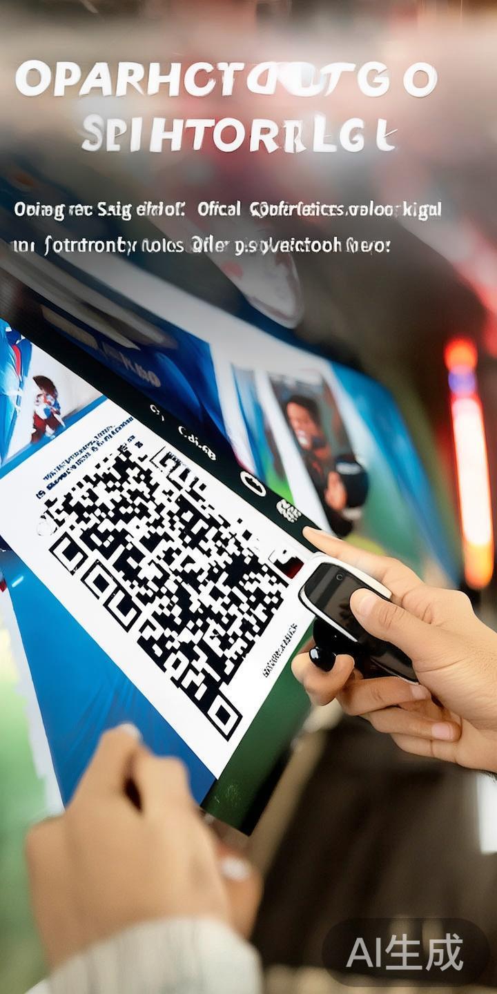 使用官方提供的二维码扫描。很多体育平台会在官方宣传